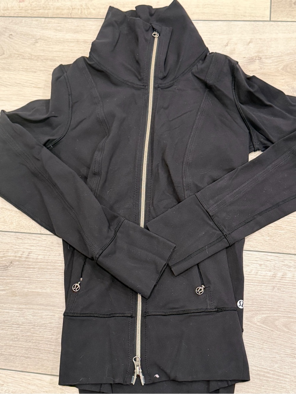lululemon athletica Black Full-Zip Athletic Jacket